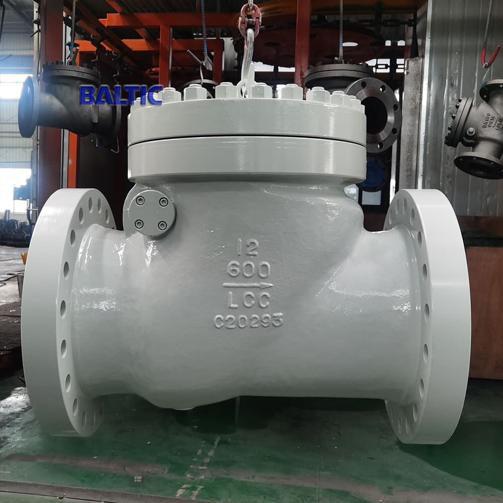 ASTM A352 LCC Swing Check Valves, API 6D, 12 IN, CL 600 LB