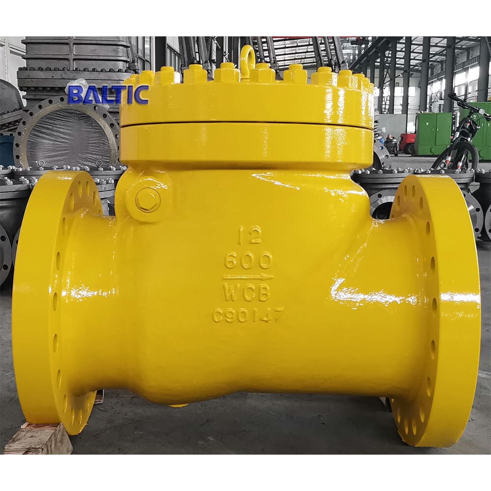 Class 600 LB Check Valves, API 6D, ASTM A216 WCB, 12 Inches