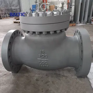 BS 1868 Swing Check Valve, ASTM A352 LCC, 16 Inch, CL 900 LB