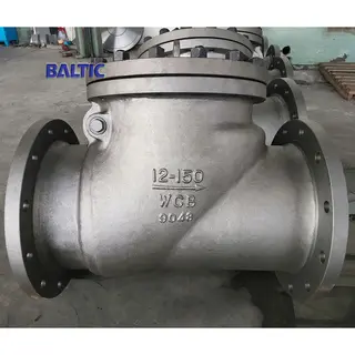 12 Inch Swing Check Valve, Class 150, ASTM A216 WCB, API 6D