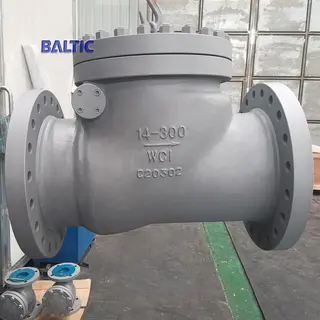 ASTM A217 WC1 Swing Check Valves, API 6D, 14 Inches, 300 LB