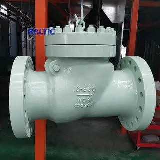 10 Inch Check Valves, API 6D, A216 WCB, Class 600 LB, RF