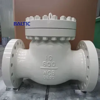 BS 1868 Swing Check Valve, ASTM A216 WCB, 10 IN, CL 600 LB