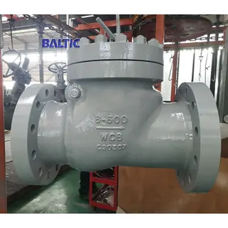 ASTM A216 WCB Swing Check Valve, API 6D, 8 Inch, CL 600, BW