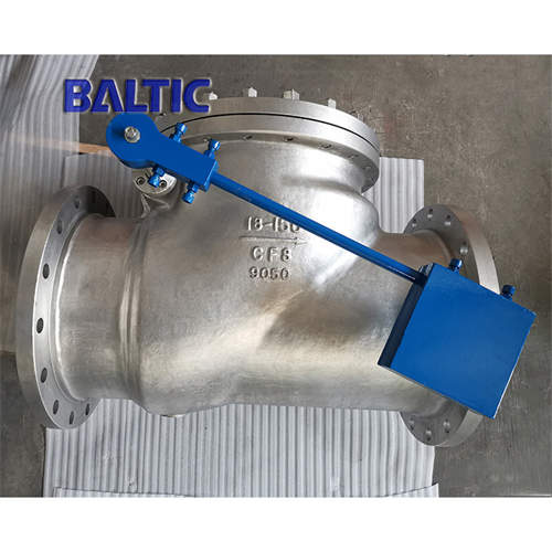 DIN 3352 Cryogenic Swing Check Valve, ASTM A351 CF8, 18IN
