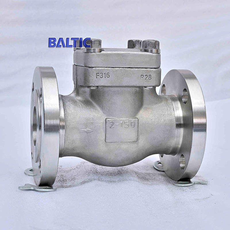 2 Inch 150 LB Swing Check Valve, ASTM A182 F316, API 602