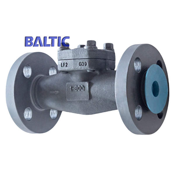 Integral Flanged Lift Check Valve, A350 LF2, 1 Inch, 600 LB,API 602
