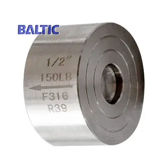 ASTM A182 F316 Wafer Check Valve, 1/2 Inch, 150 LB, API 602, RF