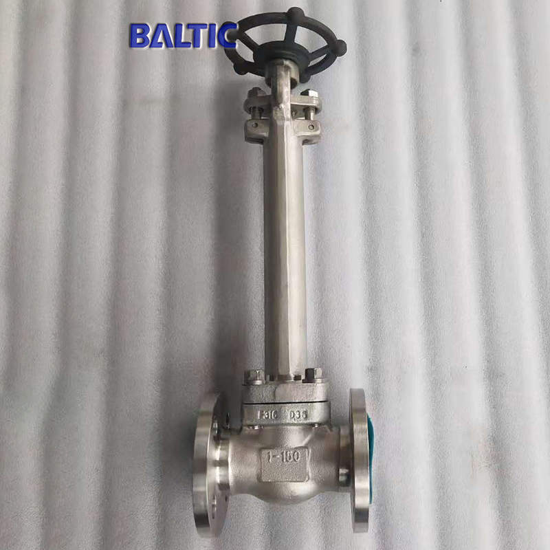 1 Inch CL150 Cryogenic Gate Valve, ASTM A182 F316, RF