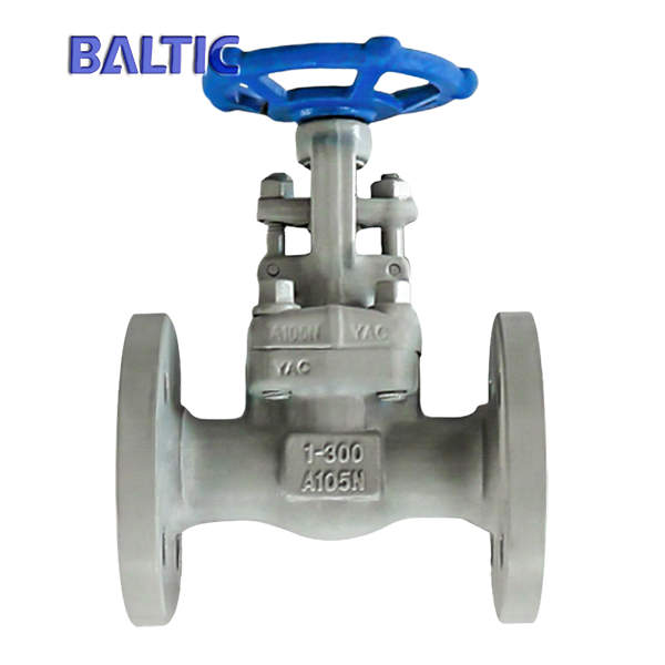 ASTM A105N Forged Gate Valve, 1 Inch, 300 LB, Integral Flanged End