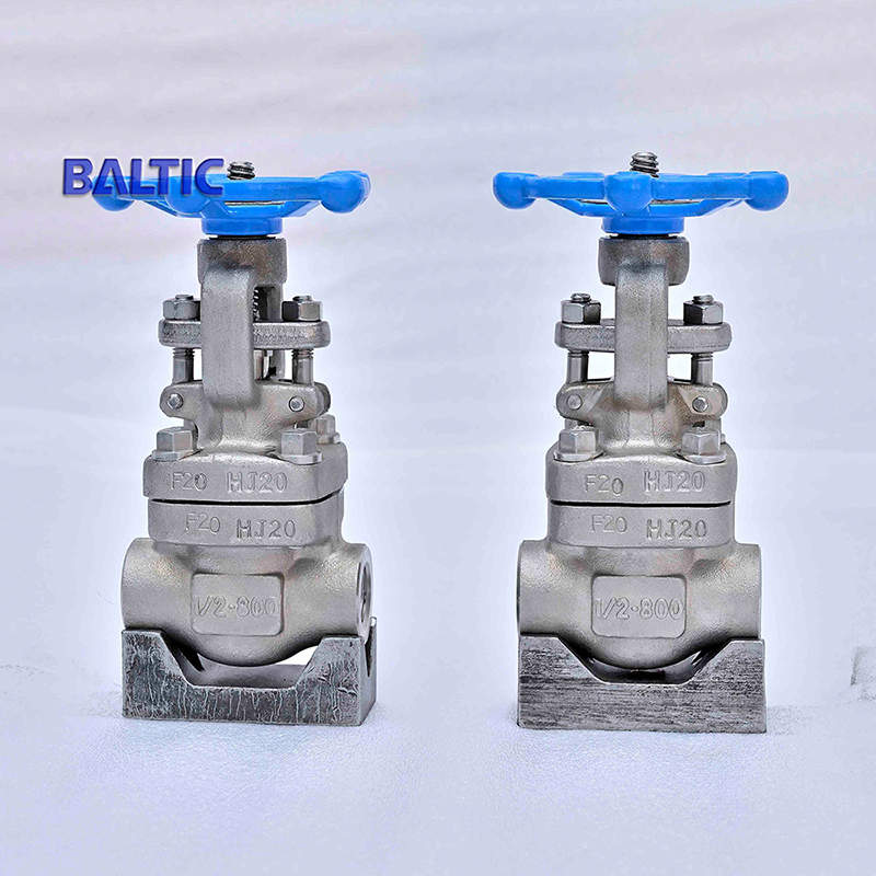ASTM A182 F20 Gate Valve, 1/2 Inch, 800 LB, FNPT Ends