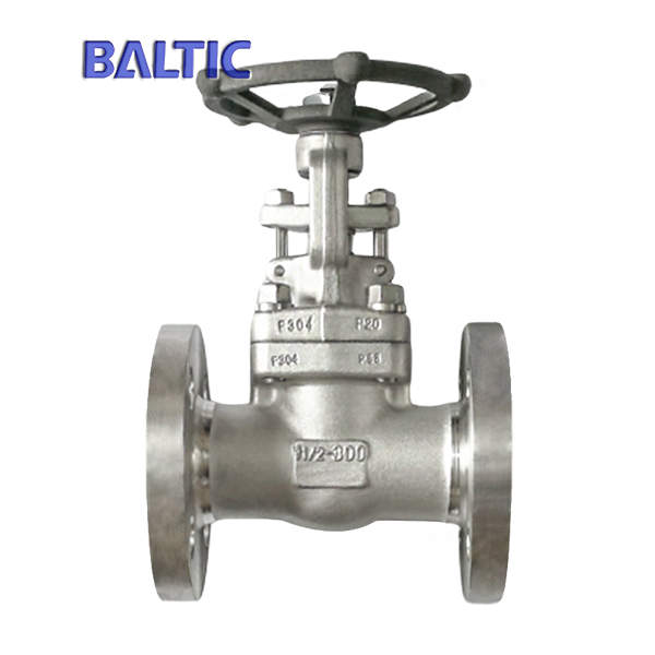 ASTM A182 F304 Gate Valve, API 602, 1-1/2 Inch, Class 300 LB