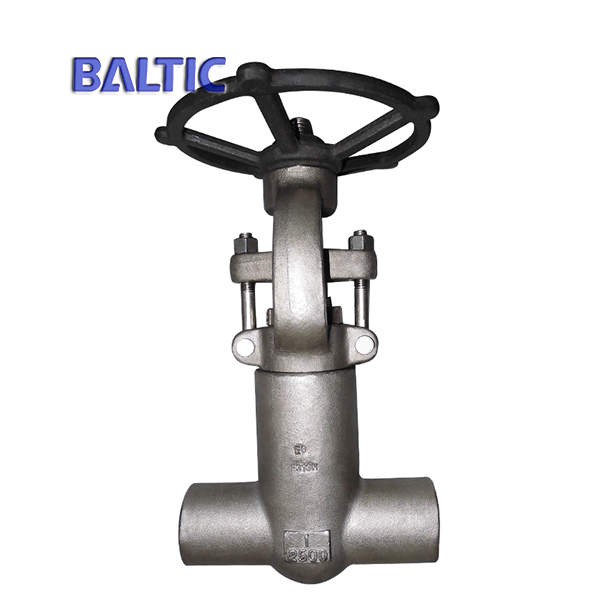 ASTM A182 F316H Forged Gate Valve, 1 Inch, Class 2500, PSB, BW Ends