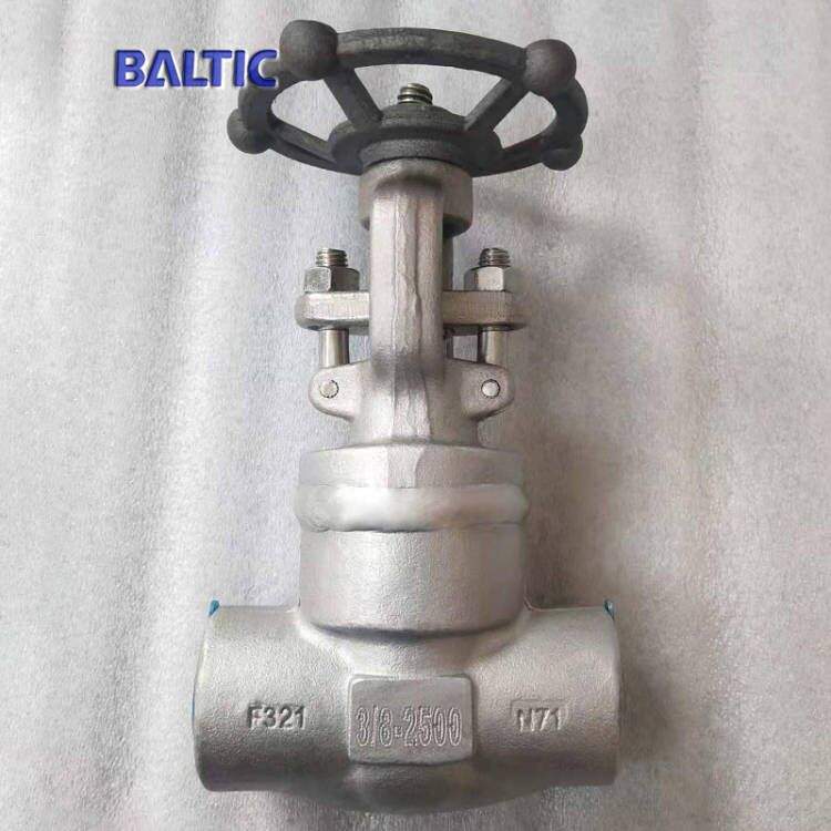 ASTM A182 F321 Gate Valve, Welded Bonnet, 3/8 IN, 2500 LB