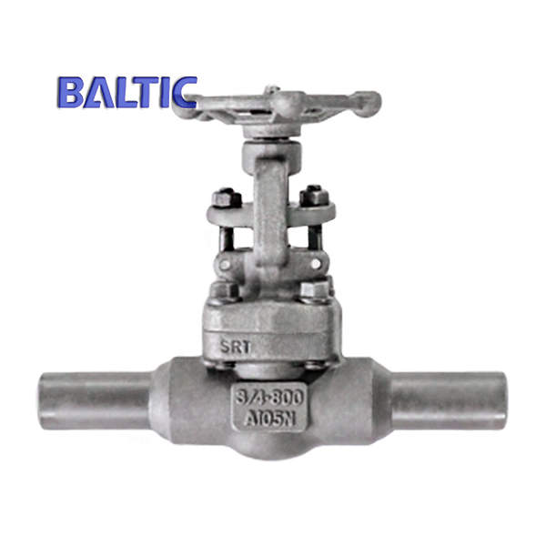 Class 800 Gate Valve, ASTM A105N, 3/4 Inch, 800 LB, API 602, BW