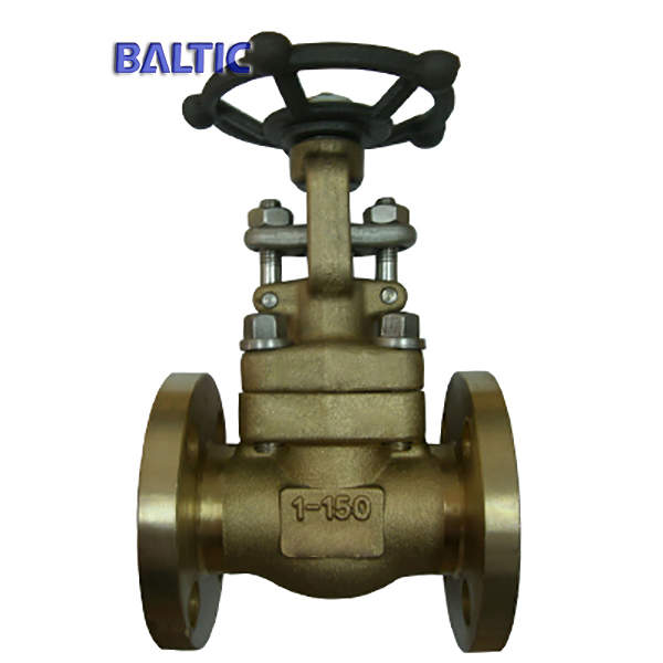 Small Forged Steel Gate Valve, B148 C95500, 1 Inch, Class 150, RF