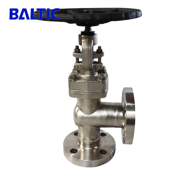 ASME B16.34 Angle Type Globe Valve, A182 F316, 2 Inch, 600 LB, RF