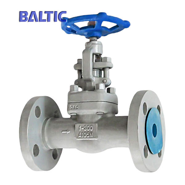 ASTM A105N Forged Globe Valve, 1 Inch, 300 LB, RF, Integral Flanged