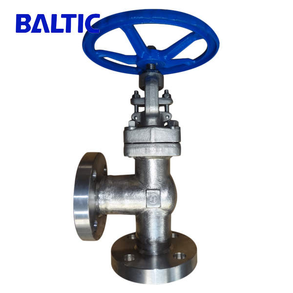 ASTM A182 F316L Angle Pattern Globe Valve, DN40, PN250, RTJ