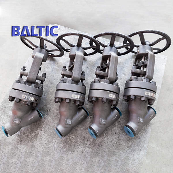 Butt Weld Y Globe Valve, ASTM A182 F22, DN32, PN400, API 602