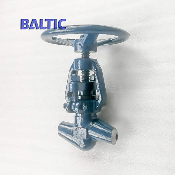 DIN BW End Forged Globe Valve, ASTM A350 LF2, DN10, PN320, API 602