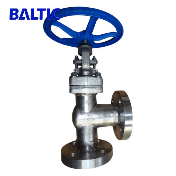 EN ISO 15716 Angle Type Globe Valve, ASTM A182 F316, DN50 PN160, RF
