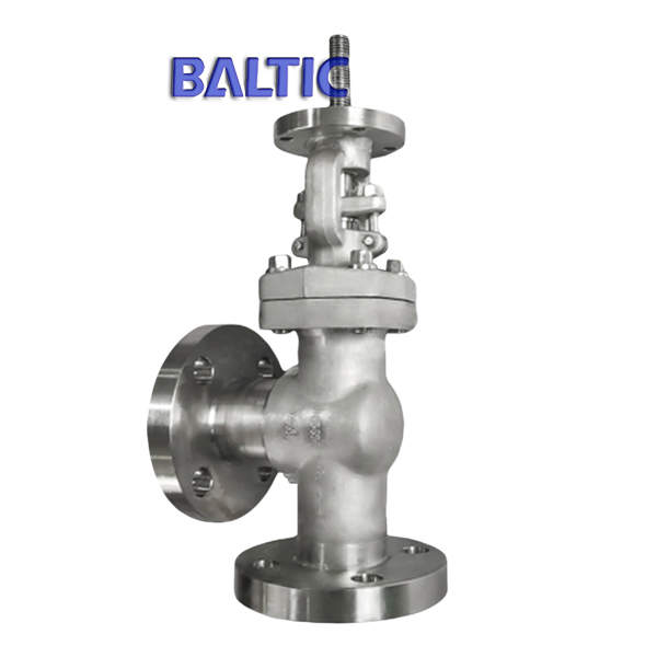 EN ISO 15761 Angle Globe Valve, ASTM A182 F316, DN50, PN100, RF