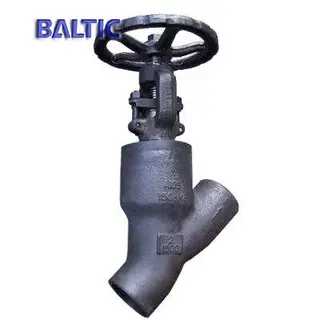 Small Size Globe Valve, Y Type, API 602, DN50, PN250, BW End