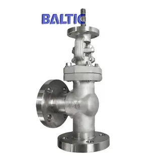 EN ISO 15761 Angle Globe Valve, ASTM A182 F316, DN50, PN100, RF