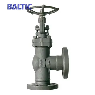 ASTM A105N Angle Type Globe Valve, 2 Inch, 900 LB, RF, EN ISO 15761