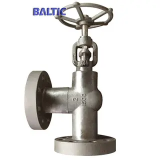 A182 F304 Angle Globe Valve, 2 Inch, Class 2500, ASME B16.34, RTJ