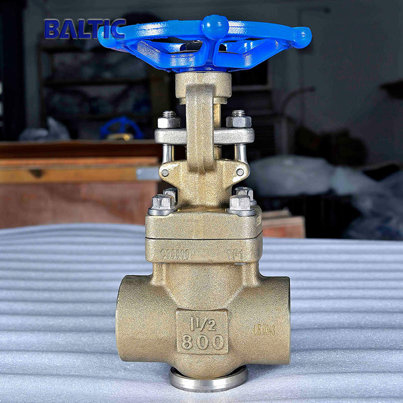 1-1/2 Inch 800 LB Gate Valve, ASTM B148 C95500, NPT, API 602