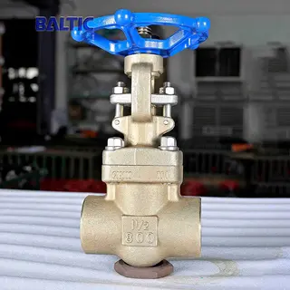 1-1/2 Inch 800 LB Gate Valve, ASTM B148 C95800, API 602