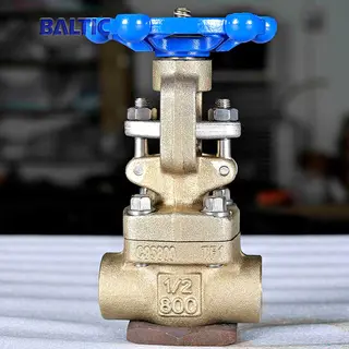 ASTM B148 C95800 Gate Valve, 1/2 Inch, 800 LB, API 602, NPT