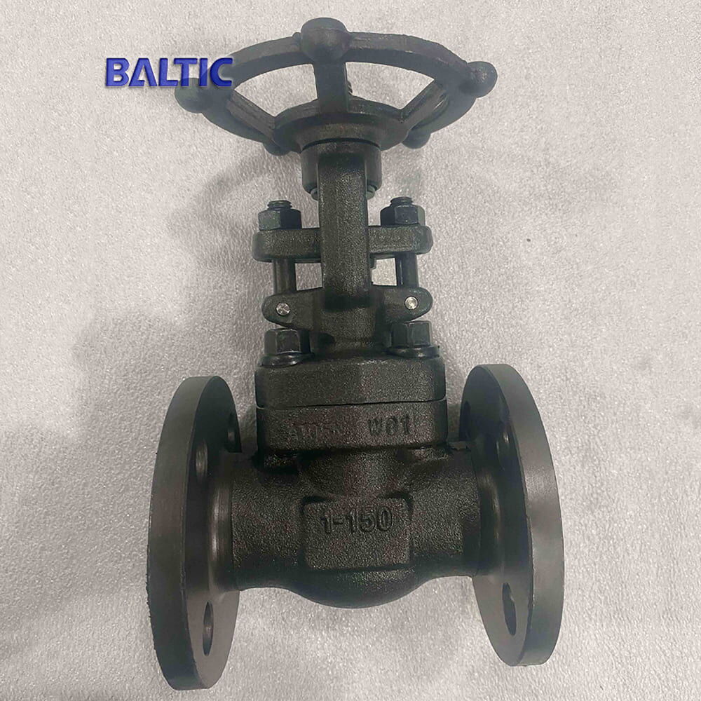ASTM A105N Gate Valve, API 602, 1 IN, CL150, Integral Flange