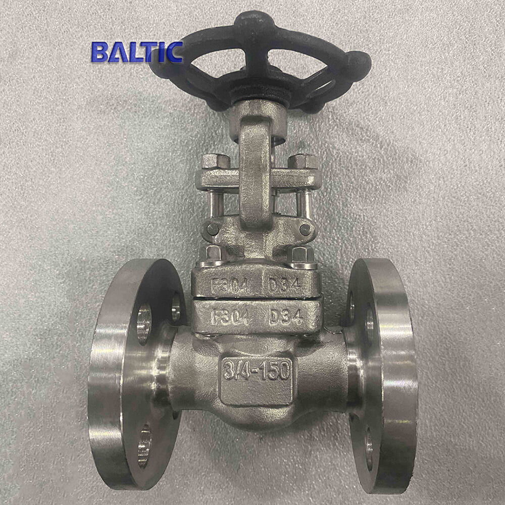 Integral Flanged Gate Valve, ASTM A182 F304, 3/4 IN, 150 LB