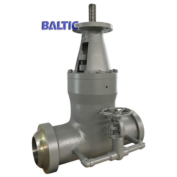 API 600 Pressure Seal Bonnet Gate Valve with Bypass, ASTM A216 WCB