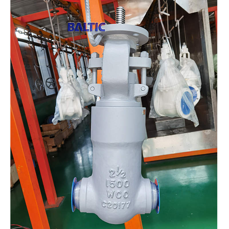 ASTM A216 WCC PSB Gate Valve, 2-1/2 Inch, 1500 LB, API 600