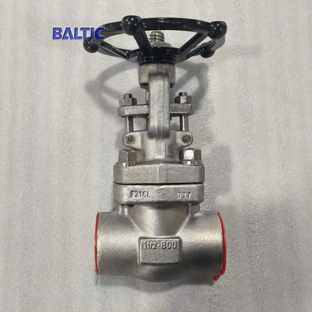 Stainless Steel Gate Valves, API 602, F316L, 1-1/2 IN, CL800