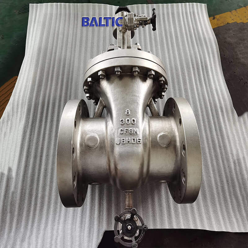 300 LB Gate Valve, Wedge Type, ASTM A351 CF8M, 8 IN, API 600