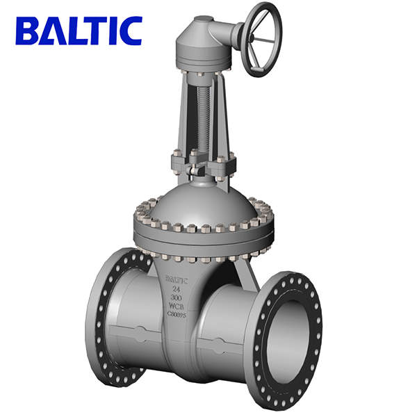 ASTM A217 C5 Gate Valve for Steam Pipeline, 16 Inch, Class 300, RF