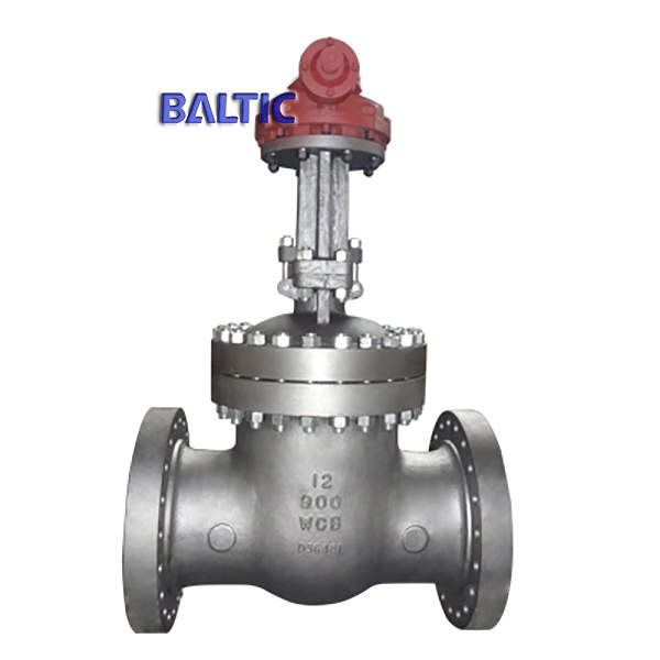 ASTM A216 WCB Wedge Gate Valve, API 600, ASME B16.10, 12IN, 900LB