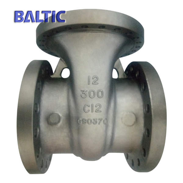ASTM A217 C12 Gate Valve, 12 Inch, Class 300 LB, RF, API 600