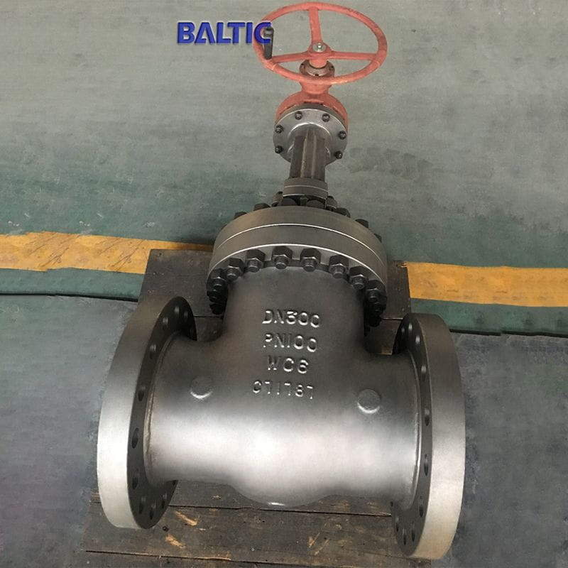 ASTM A217 WC6 Gate Valve, DN300, PN100, EN 1984, DIN 3352