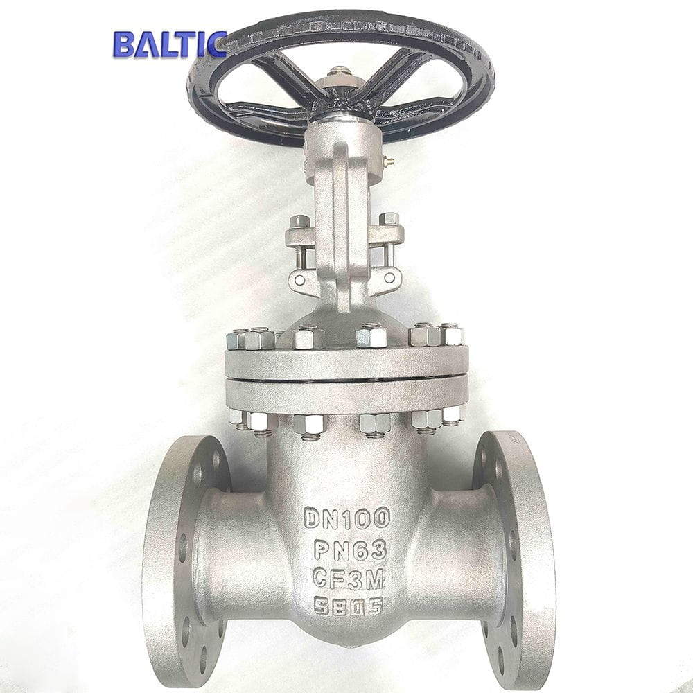 ASTM A351 CF3M Gate Valve, DN100, PN63, EN 1984