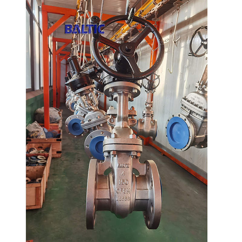 ASTM A351 CF8M Wedge Gate Valve, 4 IN, API 600, CL150, RF
