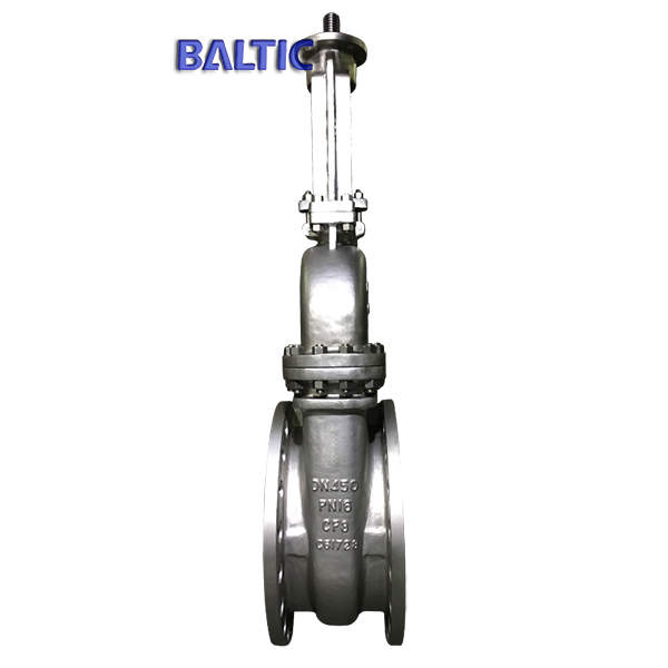 Bare Stem Gate Valve with ISO Top Flange, CF8, DN450, PN16, EN 1984