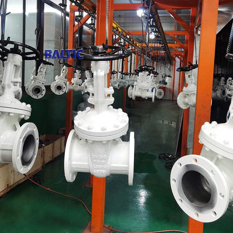 Cast Steel 1.0619 Gate Valve, DIN 3352, DN150, PN16, RF
