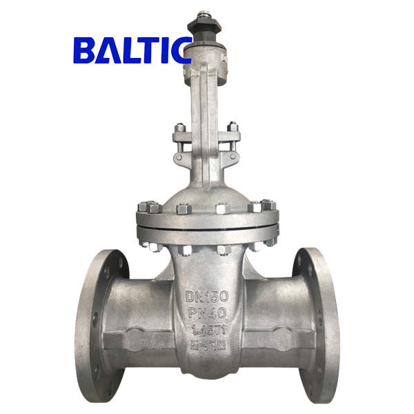 DIN 1.4571 Flanged Gate Valve, Flexible Wedge, DN150, PN40, EN 1984