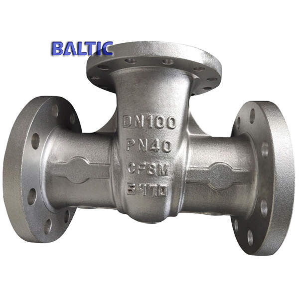 DN100 Wedge Gate Valve, A351 CF8M, PN40, EN 1984, DIN 3352, RF